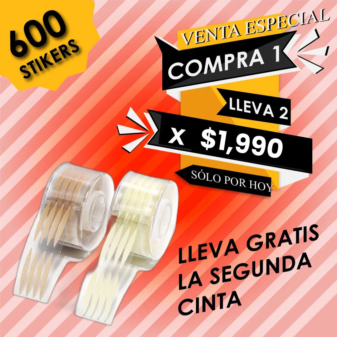 CINTAS MAGICAS LEVANTADORA DE PARPADOS - COMPRA 1 Y LLEVA 2