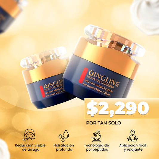 Crema para Arrugas QINGLIN™ | Revela una piel firme, hidratada y sin arrugas