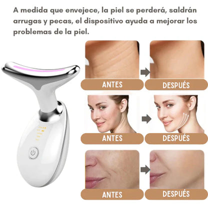 Masajeador Facial y Papada BellaVibe™ | ¡Adiós Tensión, Hola Belleza! El Masajeador Alivia Dolores y Define tu Silueta en Minutos