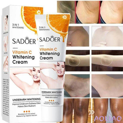 Crema Blanqueadora Sadoer™ | Despídete de las manchas: piel más clara, suave y radiante en semanas