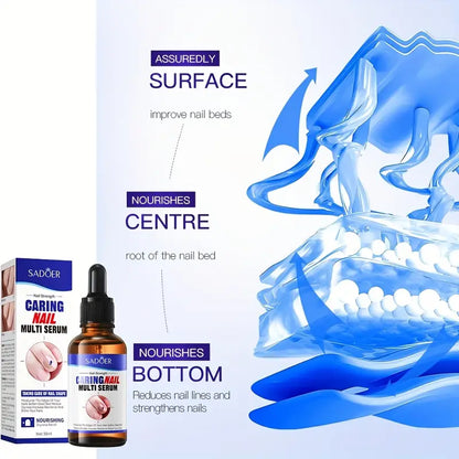 Serum Fortalecedor de Uñas Sadoer™ | Uñas fuertes y radiantes en solo 7 días