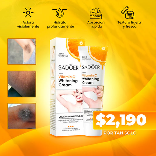 Crema Blanqueadora Sadoer™ | Despídete de las manchas: piel más clara, suave y radiante en semanas