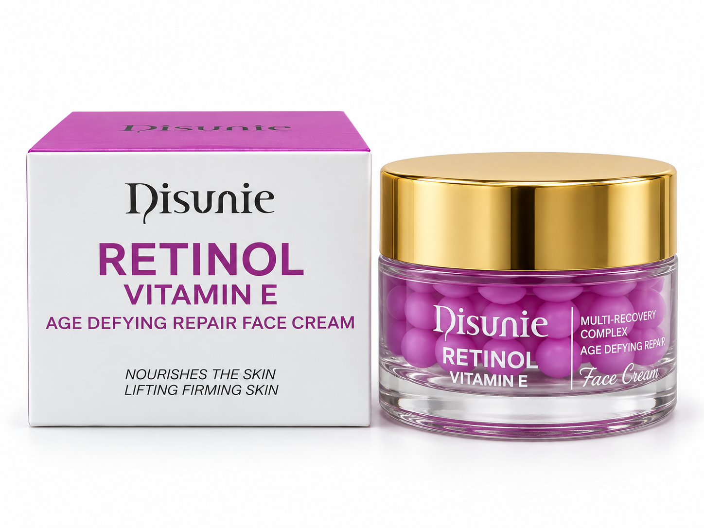 DISUNIE™ Retinol + Vitamin E - Rutina simple y Elegante