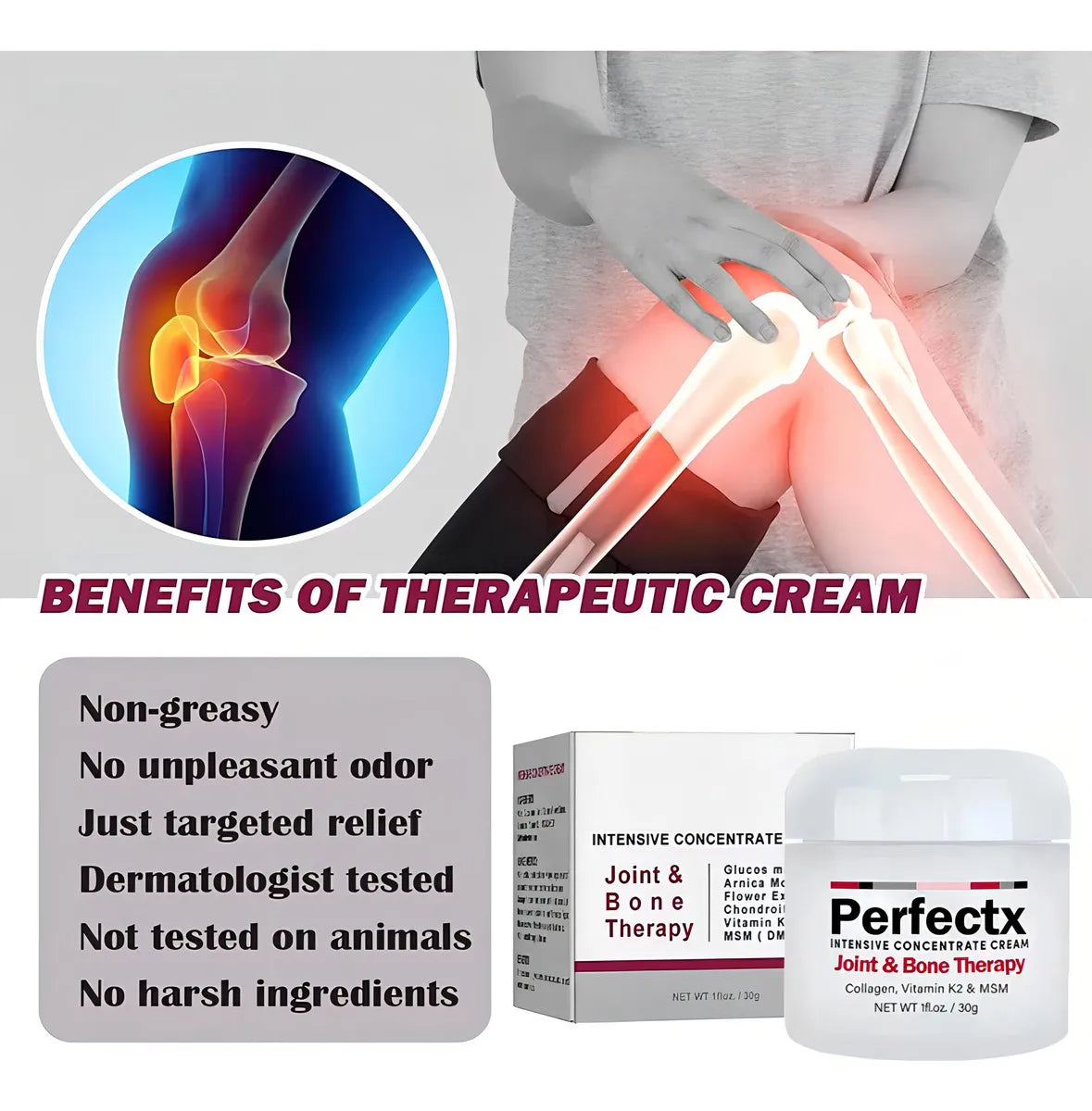 Crema para Articulaciones Perfectx™ | Muévete sin dolor. Vive sin límites.