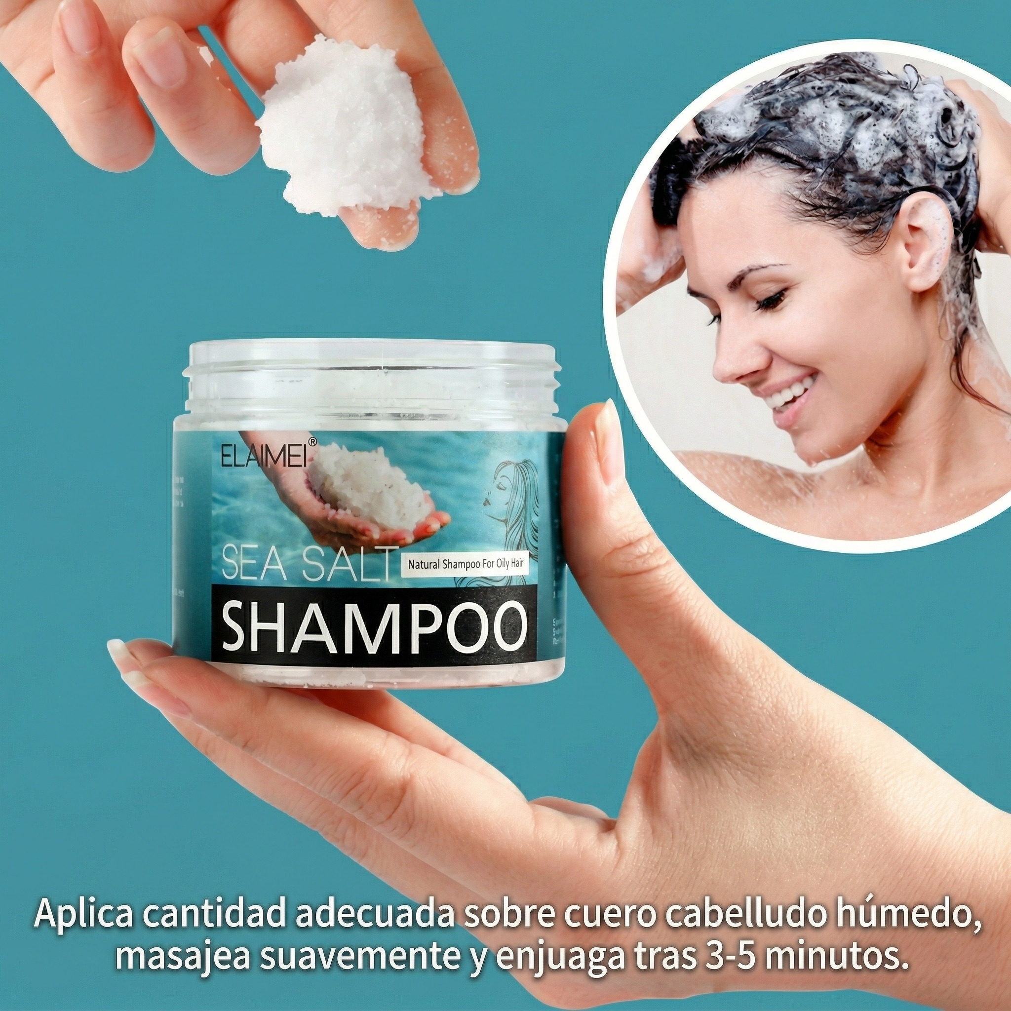 Elaimei™ ¡Adiós Caspa y Raíces Grasas!