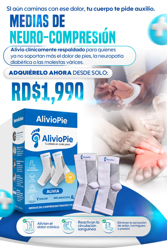 AlivioPie® Medias de Compresión Ortopédicas