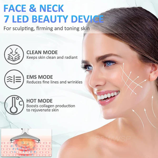Masajeador Facial y Papada BellaVibe™ | ¡Adiós Tensión, Hola Belleza! El Masajeador Alivia Dolores y Define tu Silueta en Minutos