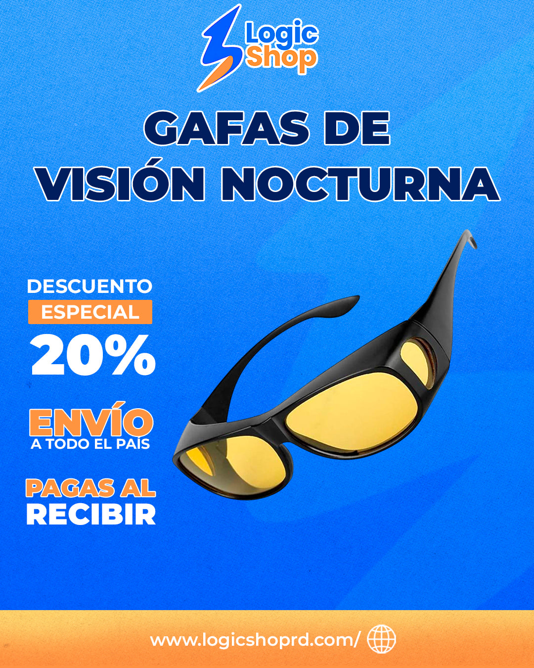 Gafas de Visión Nocturna NightSight™ | Maneja de noche sin problemas