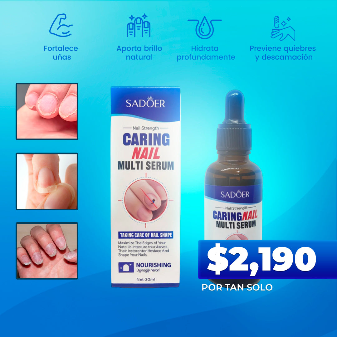 Serum Fortalecedor de Uñas Sadoer™ | Uñas fuertes y radiantes en solo 7 días